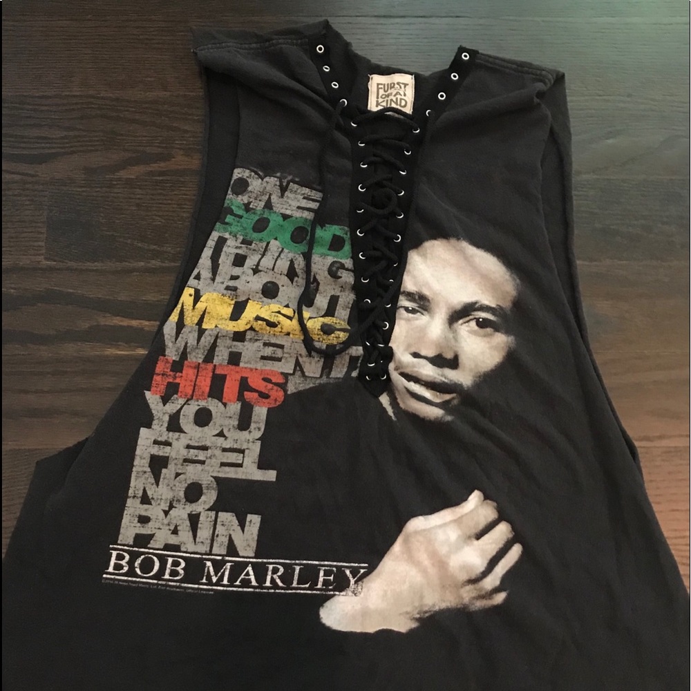 FURST OF A KIND Bob Marley sleeveless T-shirt